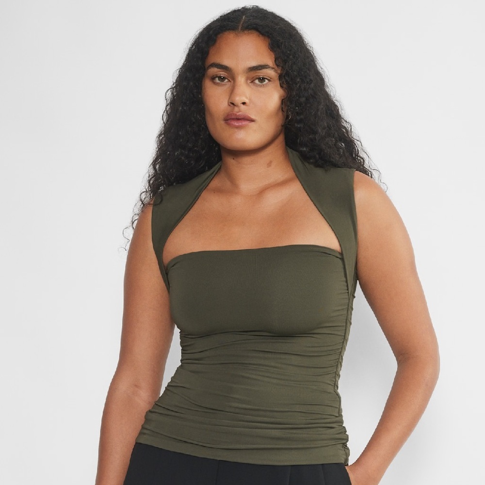 Aritzia Dark Olive Tank Top